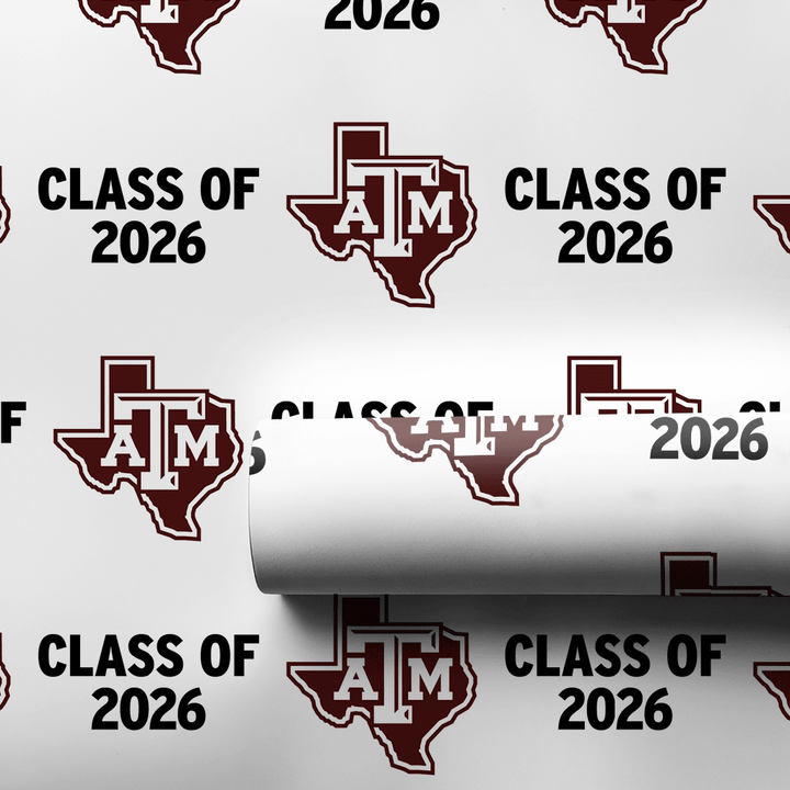 Class of 2026 A&M - Wrapping Paper - Aspen & Arlo