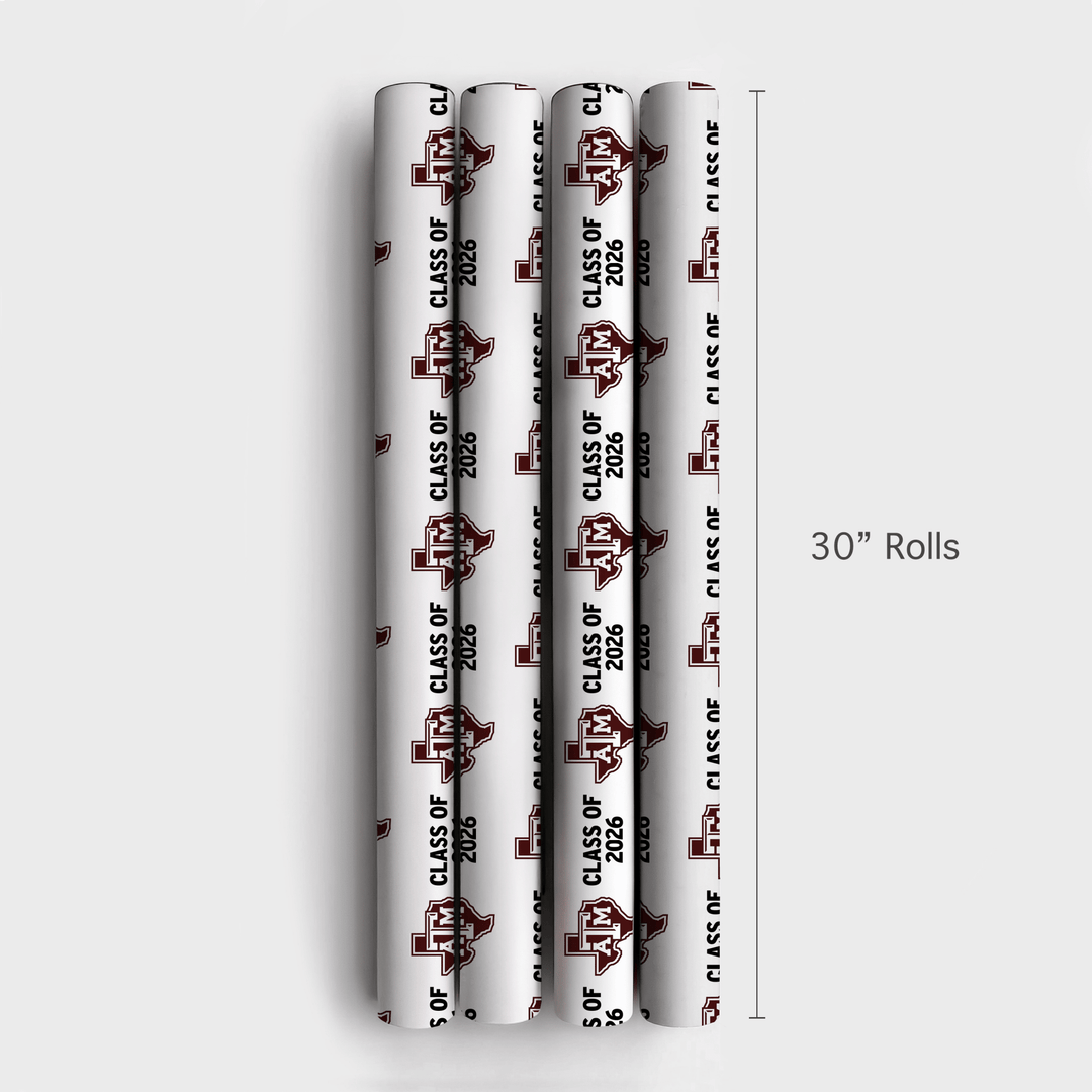Class of 2026 A&M - Wrapping Paper - Aspen & Arlo