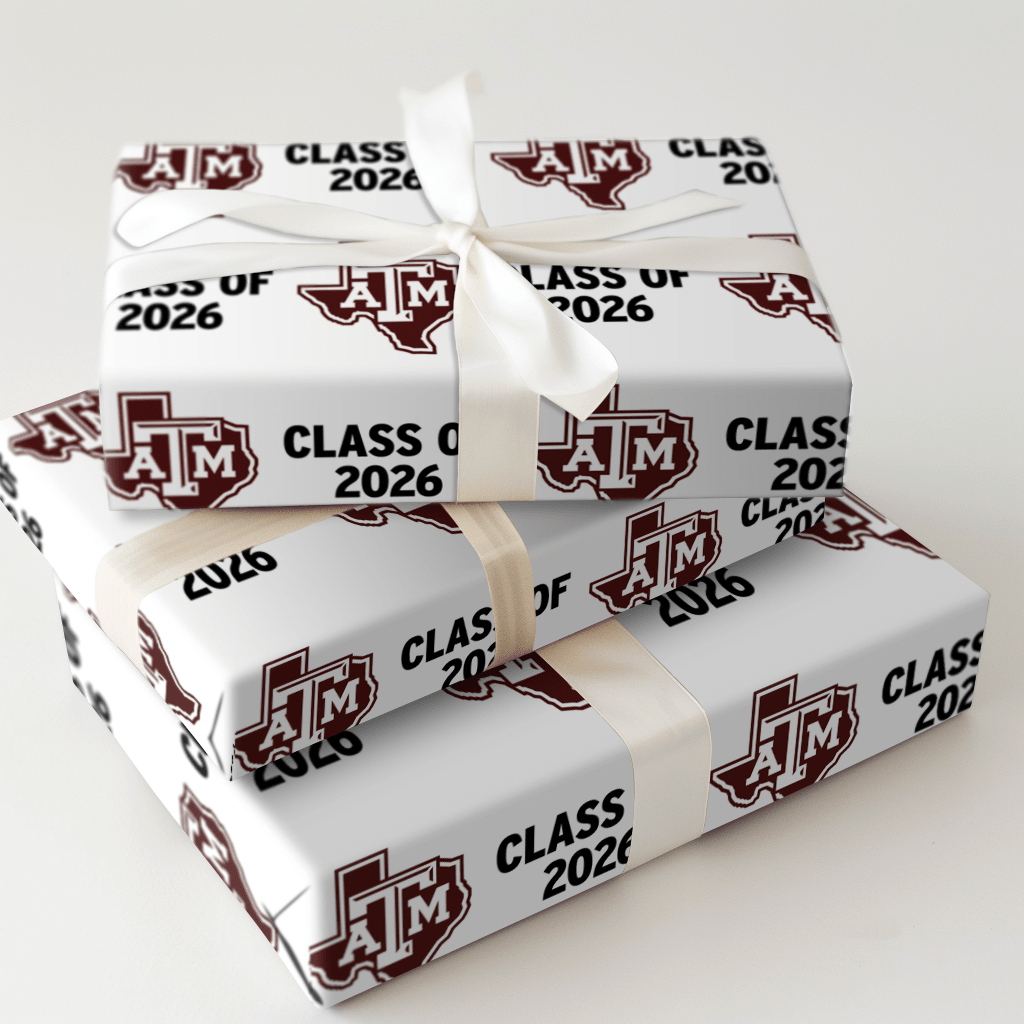 Class of 2026 A&M - Wrapping Paper - Aspen & Arlo
