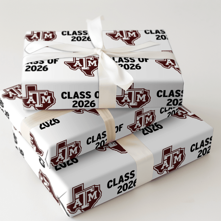Class of 2026 A&M - Wrapping Paper - Aspen & Arlo