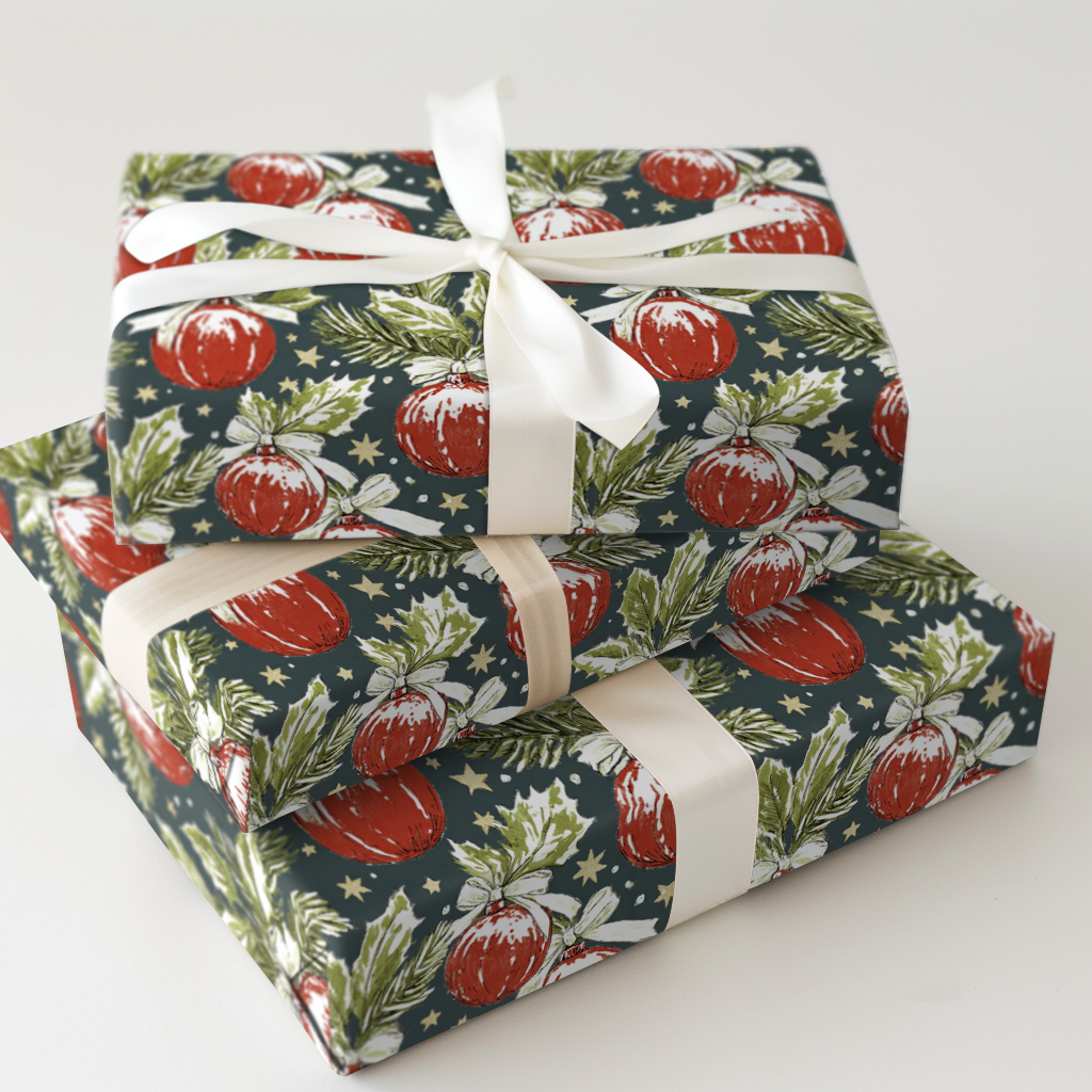 Bauble and Bow Toile