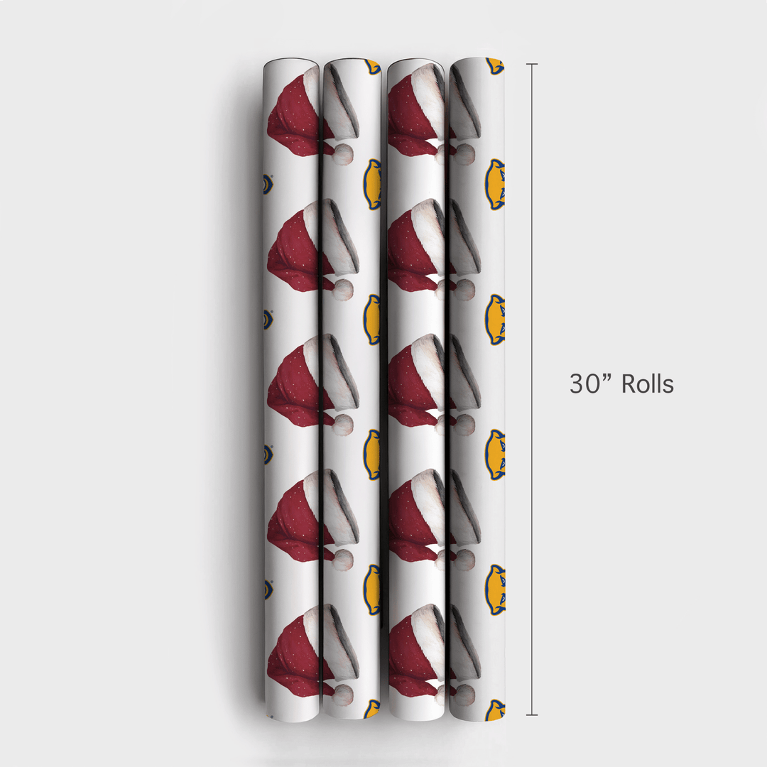 Santa at Pitt - Wrapping Paper - Aspen & Arlo