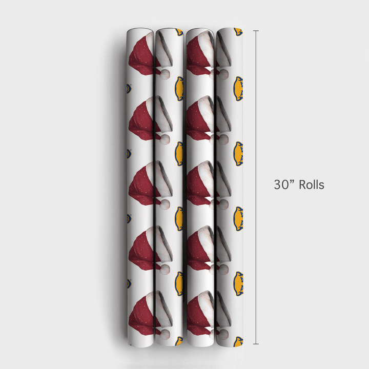 Santa at Pitt - Wrapping Paper - Aspen & Arlo