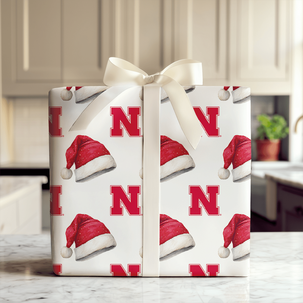 Claus in Cornhusker Country - Wrapping Paper - Aspen & Arlo