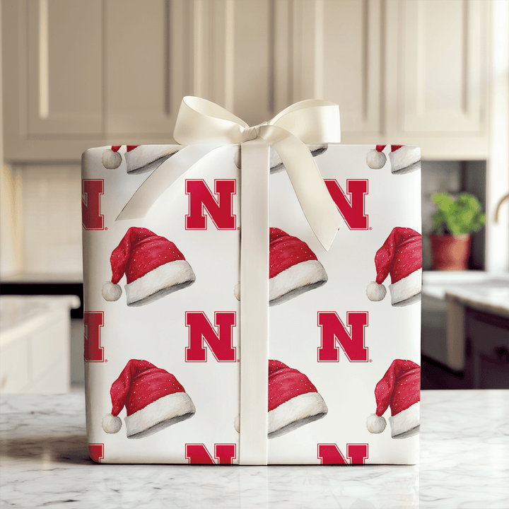 Claus in Cornhusker Country - Wrapping Paper - Aspen & Arlo