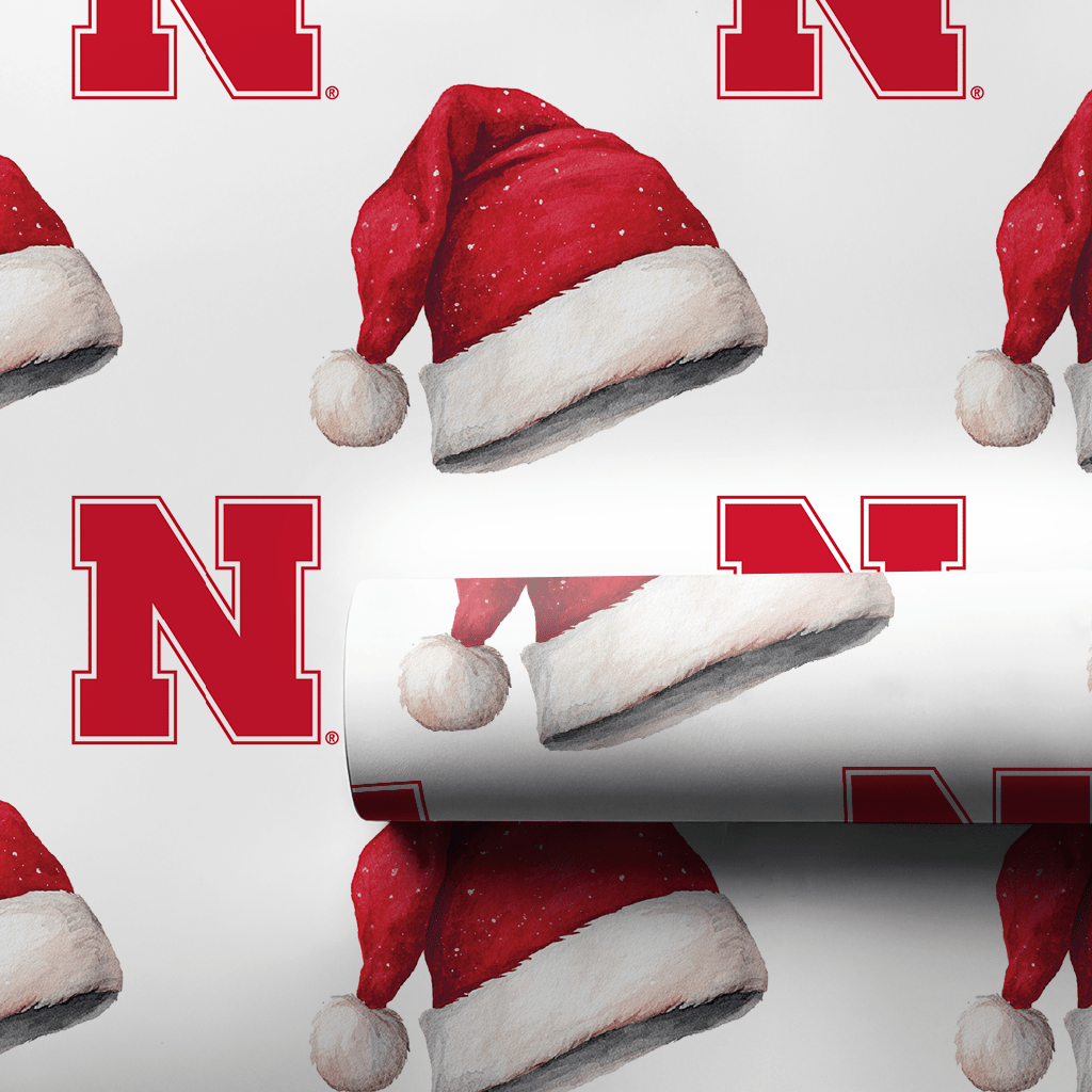 Claus in Cornhusker Country - Wrapping Paper - Aspen & Arlo