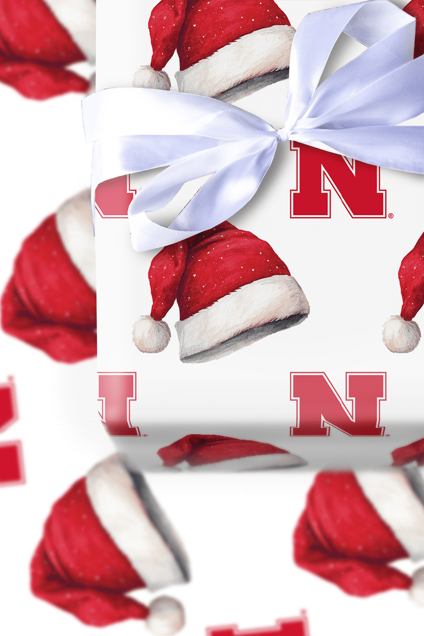 Claus in Cornhusker Country - Wrapping Paper - Aspen & Arlo