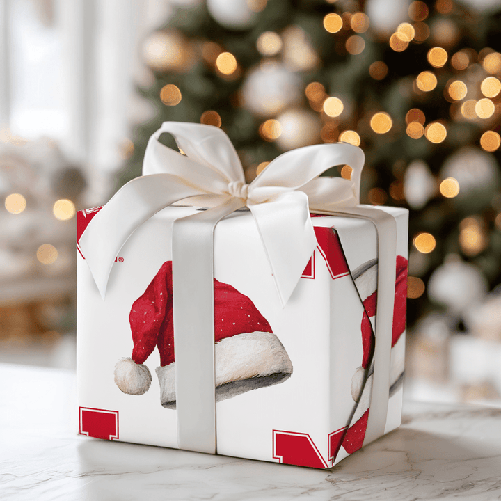 Claus in Cornhusker Country - Wrapping Paper - Aspen & Arlo