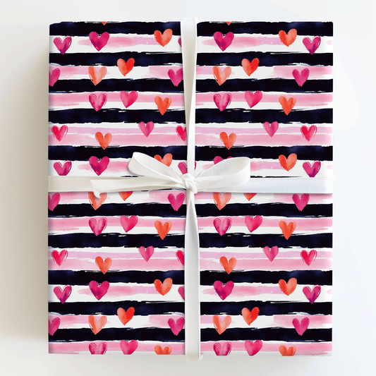 With All My Heart - Wrapping Paper - Aspen & Arlo