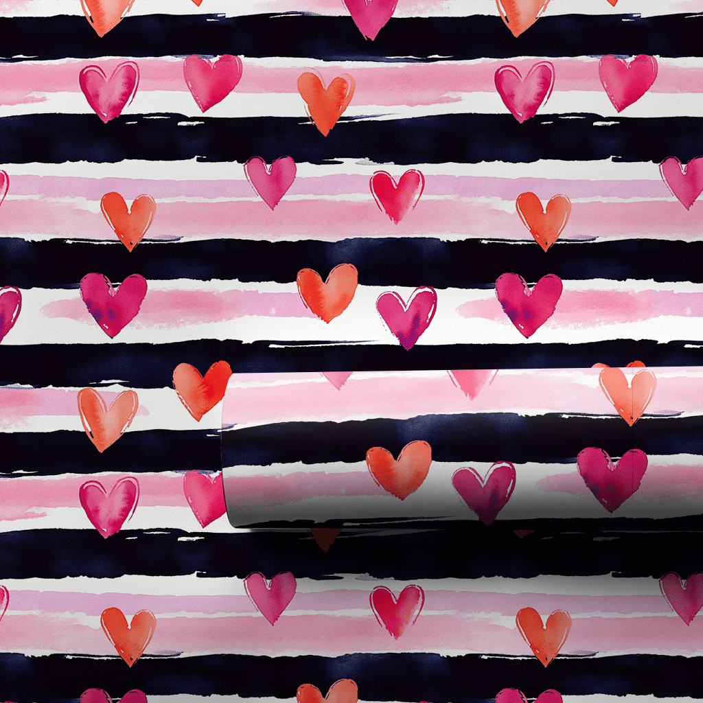 With All My Heart - Wrapping Paper - Aspen & Arlo