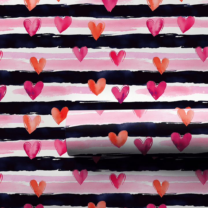 With All My Heart - Wrapping Paper - Aspen & Arlo