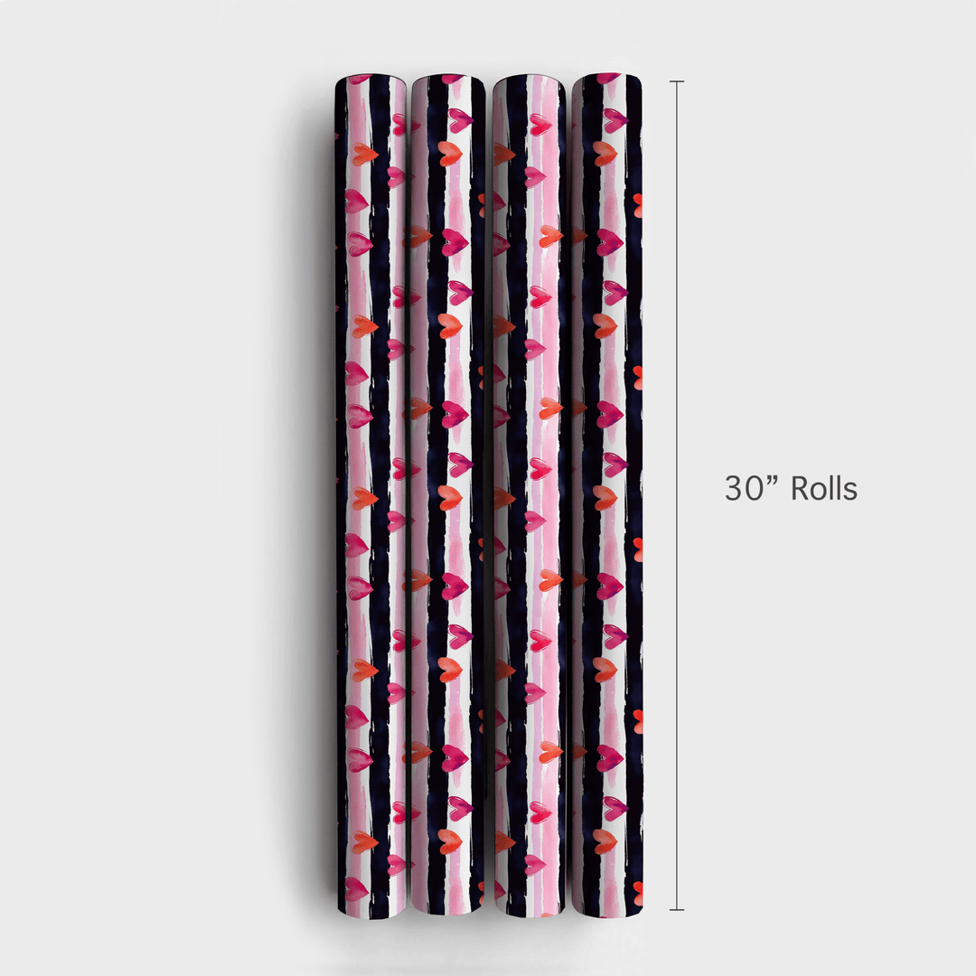 With All My Heart - Wrapping Paper - Aspen & Arlo