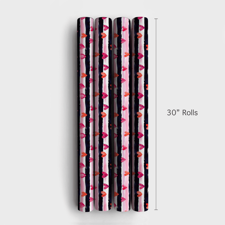 With All My Heart - Wrapping Paper - Aspen & Arlo