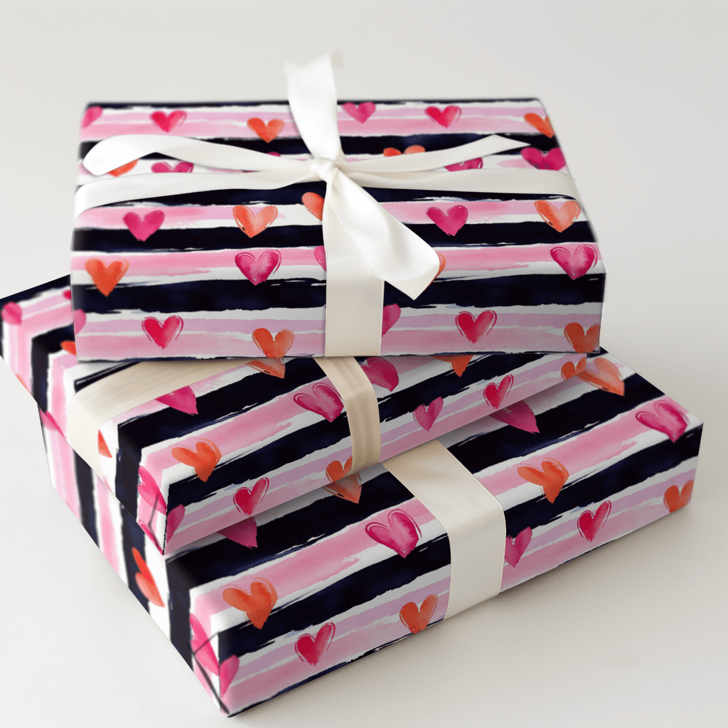 With All My Heart - Wrapping Paper - Aspen & Arlo