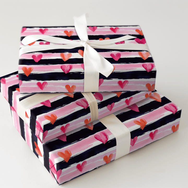 With All My Heart - Wrapping Paper - Aspen & Arlo