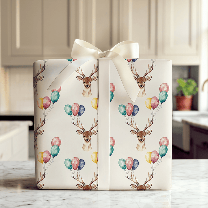 Oh Deer Another Year - Wrapping Paper - Aspen & Arlo