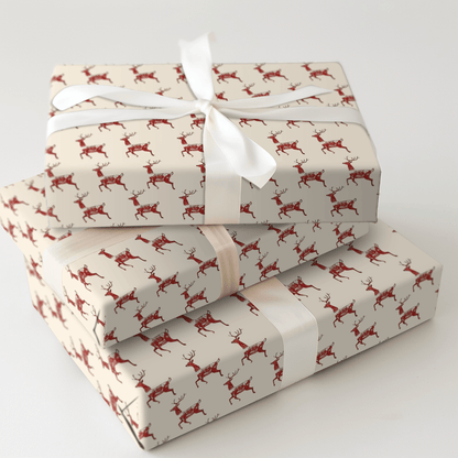 Reindeer Run - Wrapping Paper - Aspen & Arlo