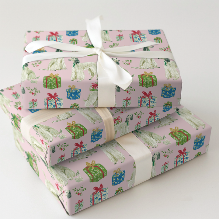 Merry and Blush Afghan Hound