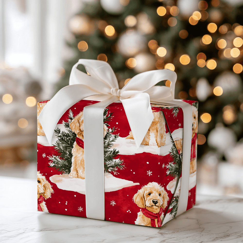 Hardy in Red - Wrapping Paper - Aspen & Arlo