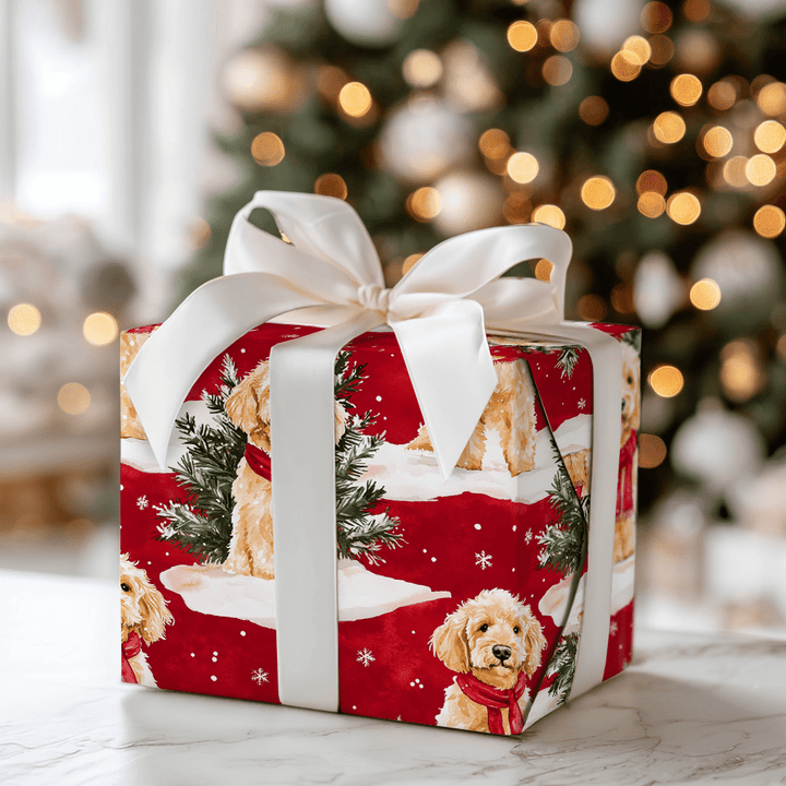 Hardy in Red - Wrapping Paper - Aspen & Arlo
