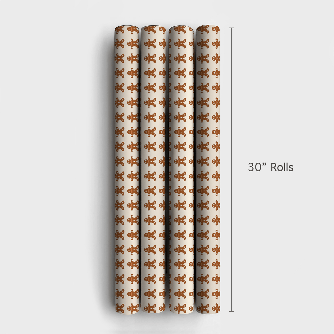 Gingerbread Hugs - Wrapping Paper - Aspen & Arlo