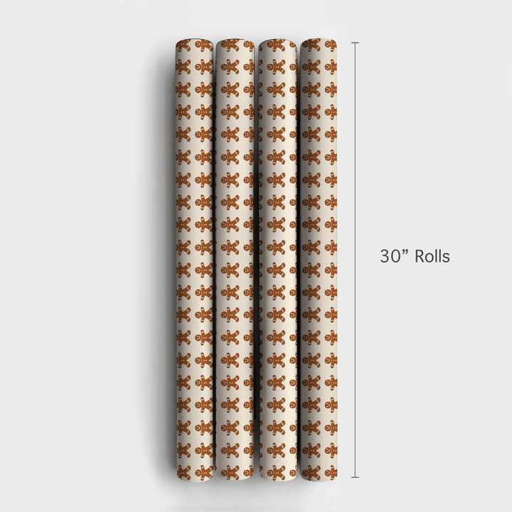 Gingerbread Hugs - Wrapping Paper - Aspen & Arlo
