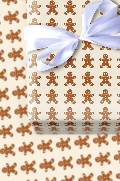 Gingerbread Hugs - Wrapping Paper - Aspen & Arlo