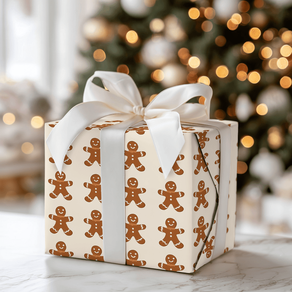 Gingerbread Hugs - Wrapping Paper - Aspen & Arlo