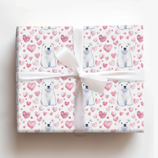 Polar Pink - Wrapping Paper - Aspen & Arlo