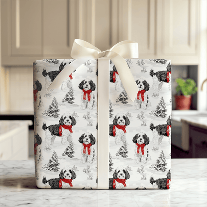 Snow Day for Sheepadoodles - Wrapping Paper - Aspen & Arlo