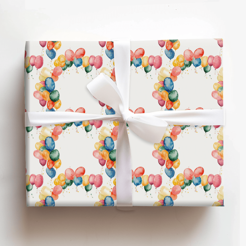 Balloon Archway and Birthday Magic - Wrapping Paper - Aspen & Arlo