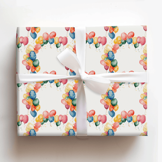 Balloon Archway and Birthday Magic - Wrapping Paper - Aspen & Arlo