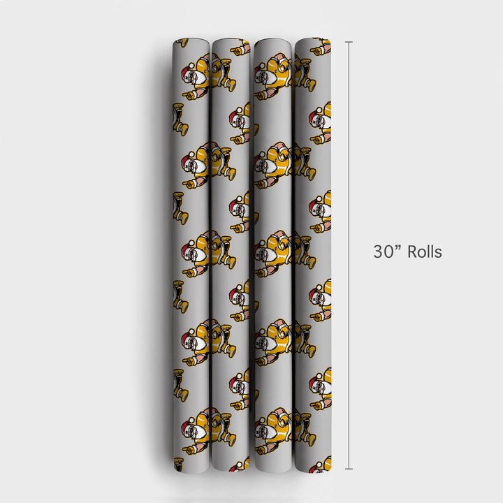 Frozen Field Goals in the Zou - Wrapping Paper - Aspen & Arlo