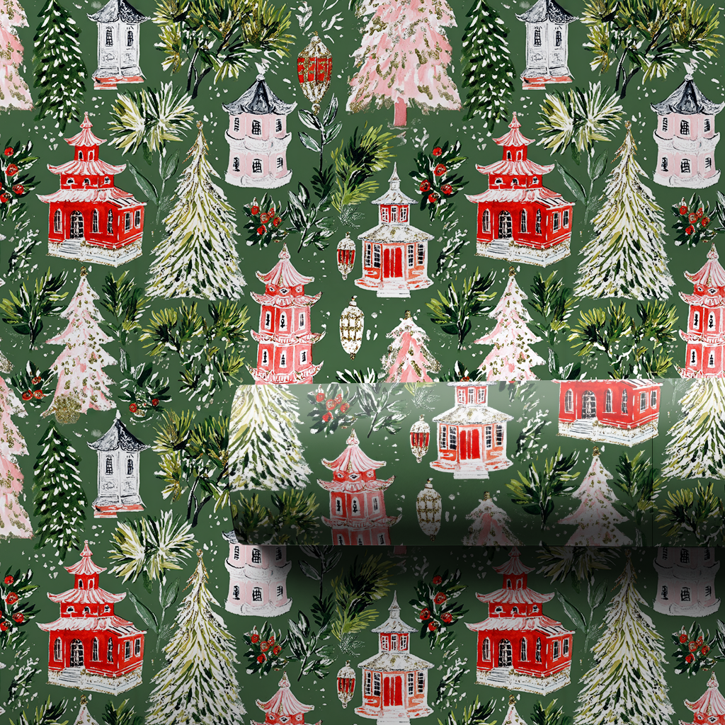 Pagoda Pink Christmas