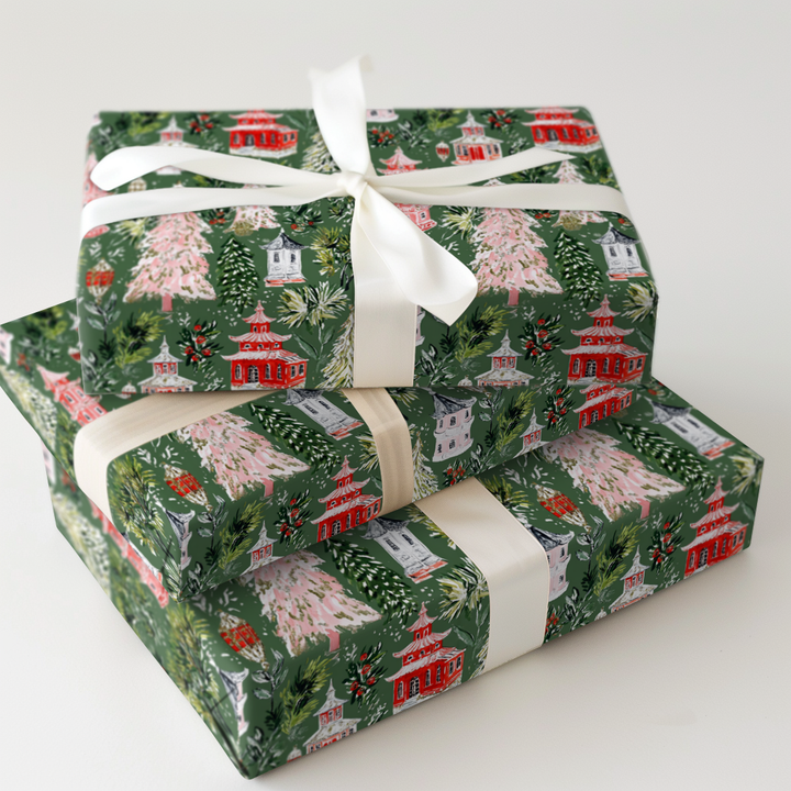 Pagoda Pink Christmas