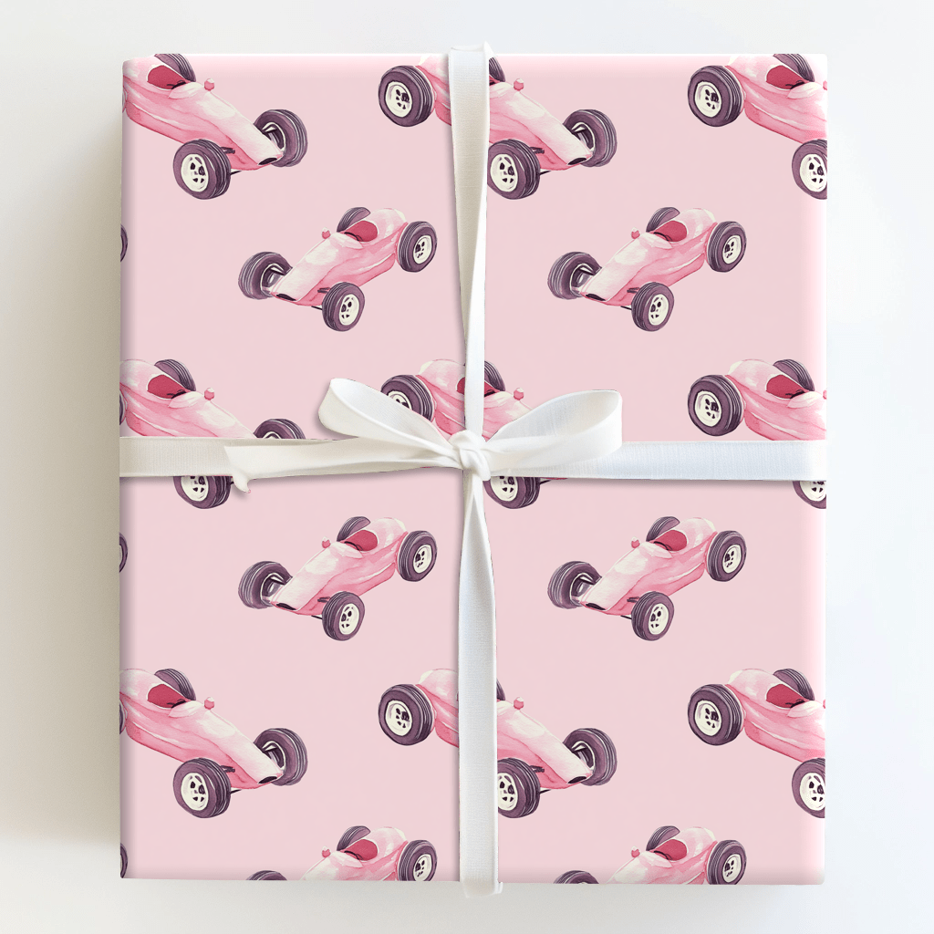 Glaming Gearshifts - Wrapping Paper - Aspen & Arlo