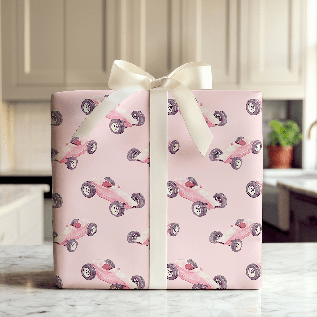 Glaming Gearshifts - Wrapping Paper - Aspen & Arlo