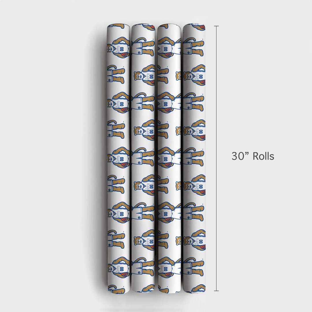 BYU Basketball Blaze - Wrapping Paper - Aspen & Arlo
