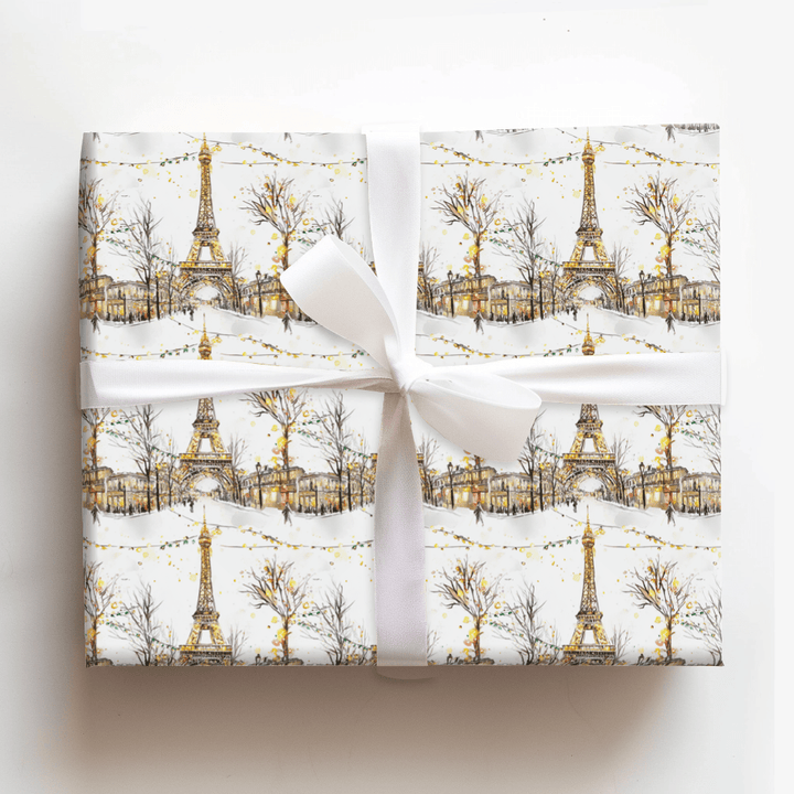 Snowy Sidewalks - Wrapping Paper - Aspen & Arlo