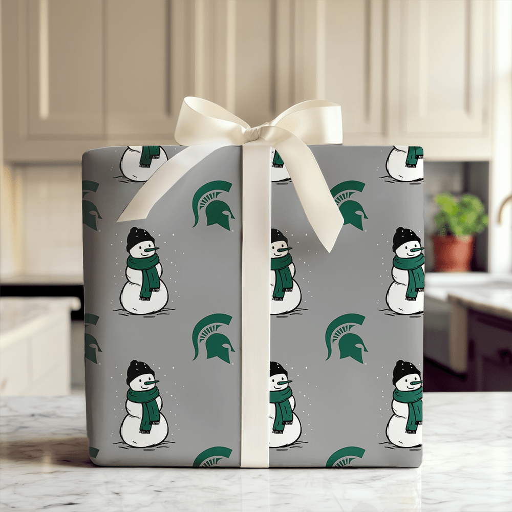 Spartan Snowman - Wrapping Paper - Aspen & Arlo