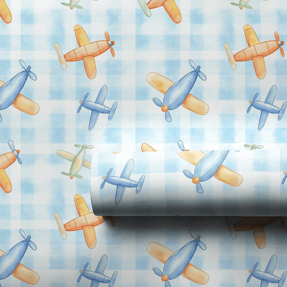 Smooth Landing - Wrapping Paper - Aspen & Arlo