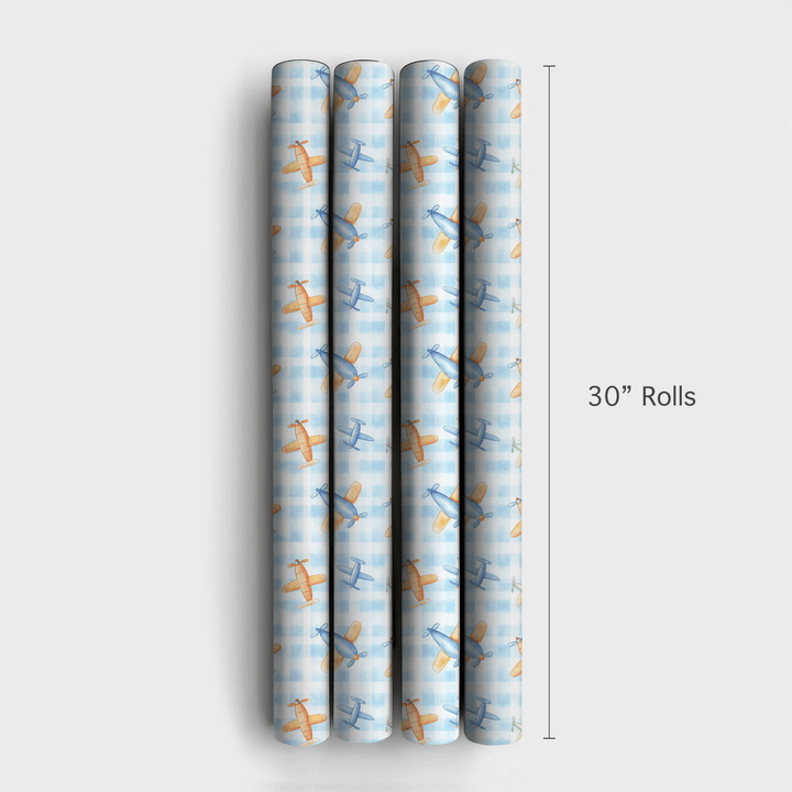 Smooth Landing - Wrapping Paper - Aspen & Arlo