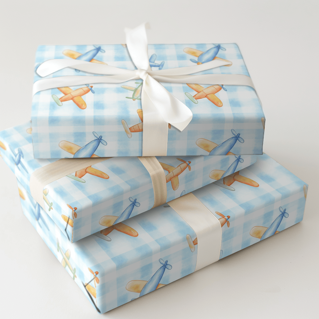 Smooth Landing - Wrapping Paper - Aspen & Arlo