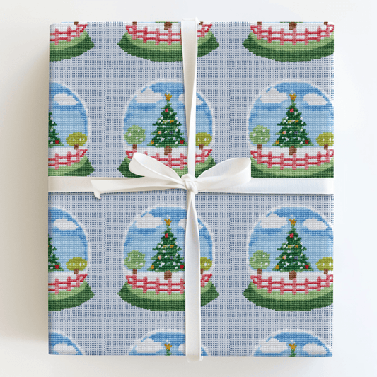 Snowglobe Threads - Wrapping Paper - Aspen & Arlo