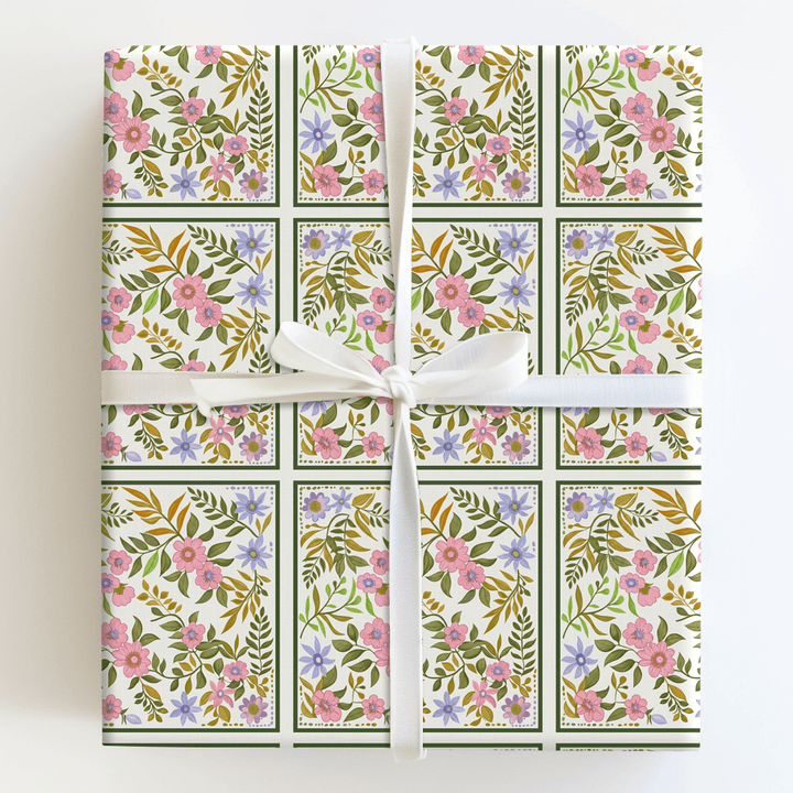 Garden Grid - Wrapping Paper - Aspen & Arlo