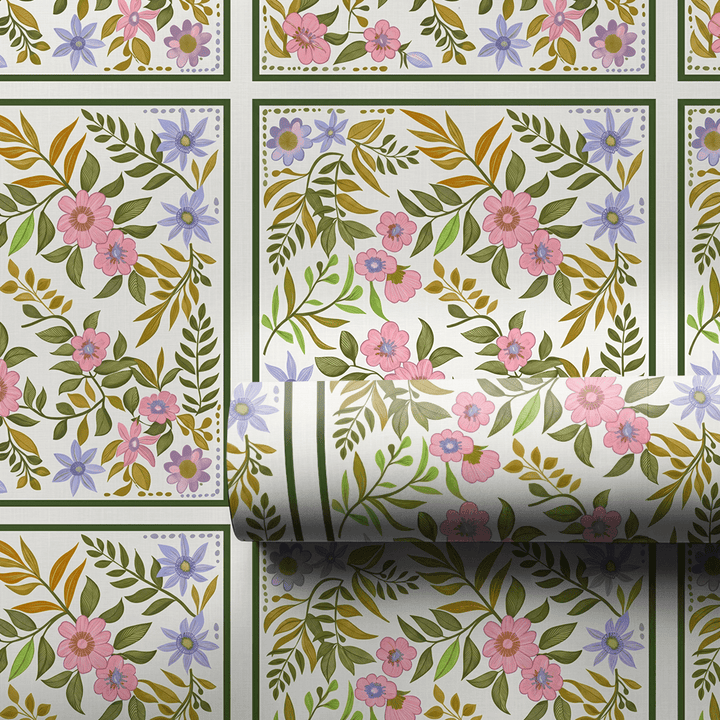 Garden Grid - Wrapping Paper - Aspen & Arlo