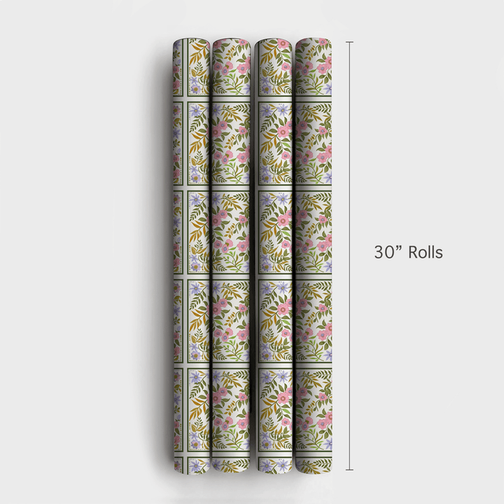 Garden Grid - Wrapping Paper - Aspen & Arlo