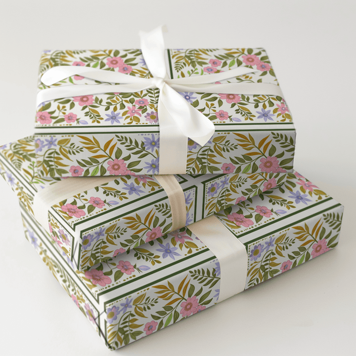 Garden Grid - Wrapping Paper - Aspen & Arlo
