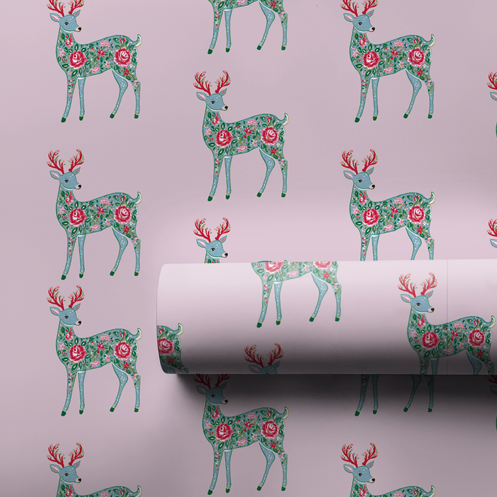 Pink Willow Reindeer