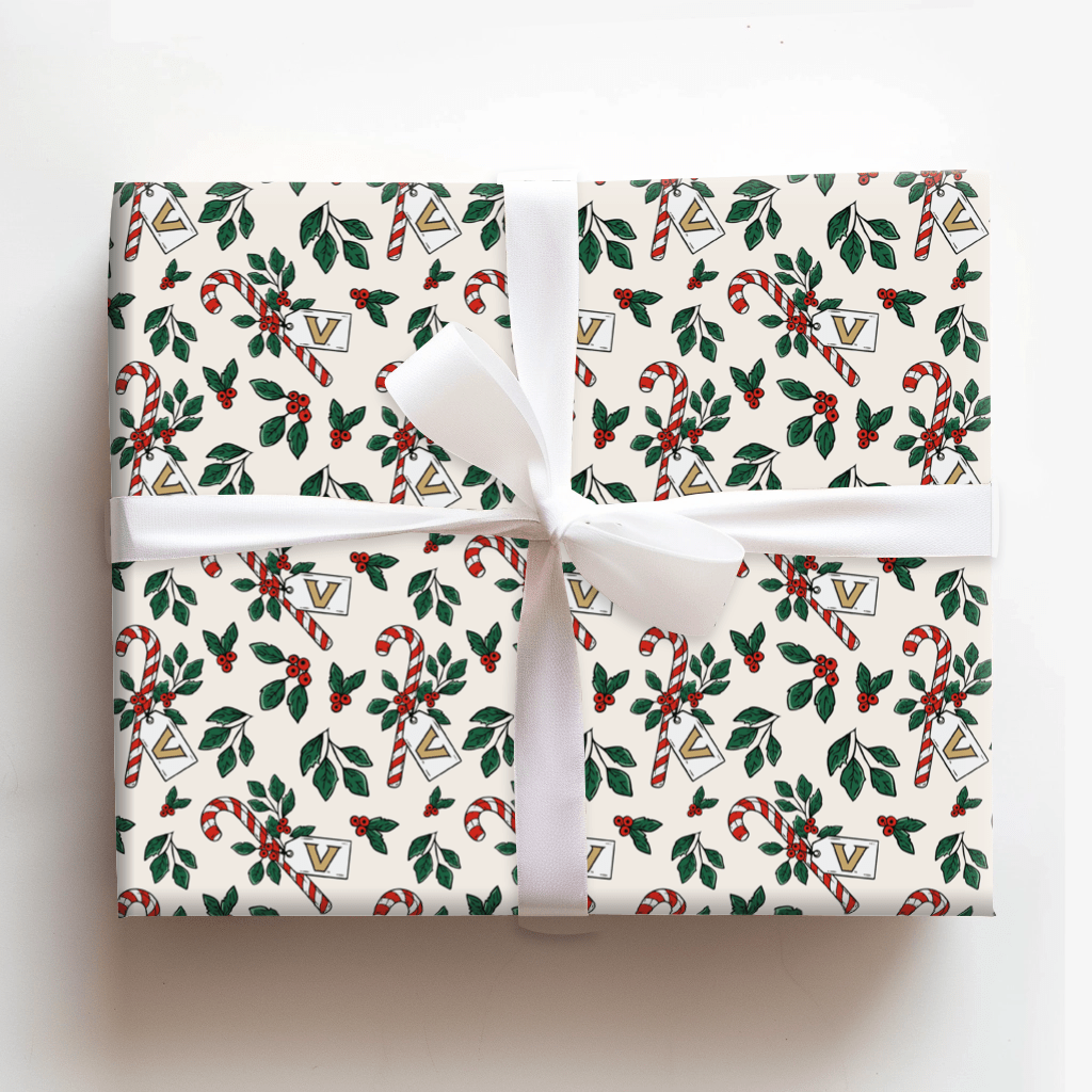 Peppermint Vanderbilt - Wrapping Paper - Aspen & Arlo